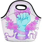 Regalos perfectos: nuestra bolsa de moda se puede usar como bolsa de almuerzo, bolsa de picnic, bolsa diversa o bolsa de compras. Y este bolso de mano para almuerzo también es un regalo ideal para niños y adultos cuando van a trabajar o estudiar.