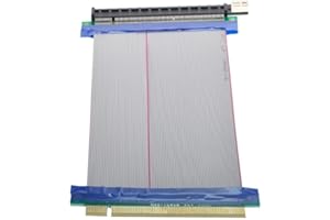 CHENYANG CY PCI-E Express 16X to 16x Male to Female Riser Extender Card Ribbon Cable 20cm