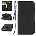Produktbild FESELE Retro Lederhülle für [Samsung Galaxy A3 2017] Leder-Mappen-Karten-Slot-Abdeckung im Bookstyle mit Standfunktion, Samsung Galaxy A3 2017 Color Blocking Lanyard Brieftasche Hülle Leder Tasche Ma
