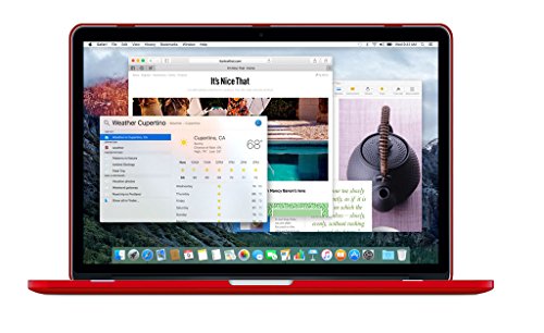 Ueswill Schutzhülle für MacBook, glatte und weiche Hartschale, inklusive Mikrofasertuch rot MacBook Pro 15″ with Retina Display - 3