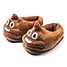 Produktbild Emoji Hausschuhe, Unisex Anti-Rutsch Plüsch Hausschuhe Cartoon Hause Pantoffeln Witziges Geschenk für Weihnachten für Kinder