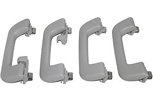 NONUIN Maniglie interne per portiereauto Per A-udi A4 S4 A5 S5 A3 A1 Q3 2008-2014 RS5 Per Coupé Per Quattro 2008-2014 Anteriore Posteriore Sinistra Destra Tetto Grip Maniglia Afferrare Copertura della manigl