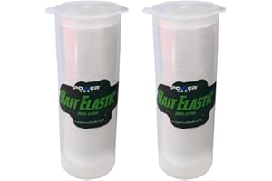 Power Cast Fishing Bait Elastic with Dispenser 0.2mm x 200m(2-Pack)