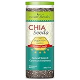 Nourishvitals Superior Quality Roasted Chia Seeds - 200 g