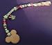 Mickey mouse minnie mouse girls baby pink name dummy clip chain holder pacifier holder chain clip