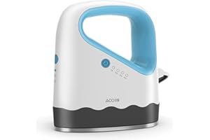 AOOIIN Mini pressa a caldo per magliette, scarpe, cappelli e piccoli progetti in vinile HTV, mini pressa a caldo per Cricut Trasferimento termico blu