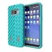 Produktbild FQIAO Samsung Galaxy S8 PC+TPU Zurück Hülle 2-in-1 Stoßsicherer Hybride Schützend Anti-Rutsch Dauerhaft Schutz Abdeckung für Samsung Galaxy S8 2017 Freisetzung-(Grau + Puhe grün)
