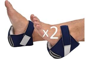 OrtoPrime PACK 1 Paia Talloniera Antidecubito - Cavigliera Ortopedica - Proteggi Tallone - Proteggi Gomito - Gomitiera Antidecubito - Cuscinetti Tallone - Cuscini Ortopedici per Tallone