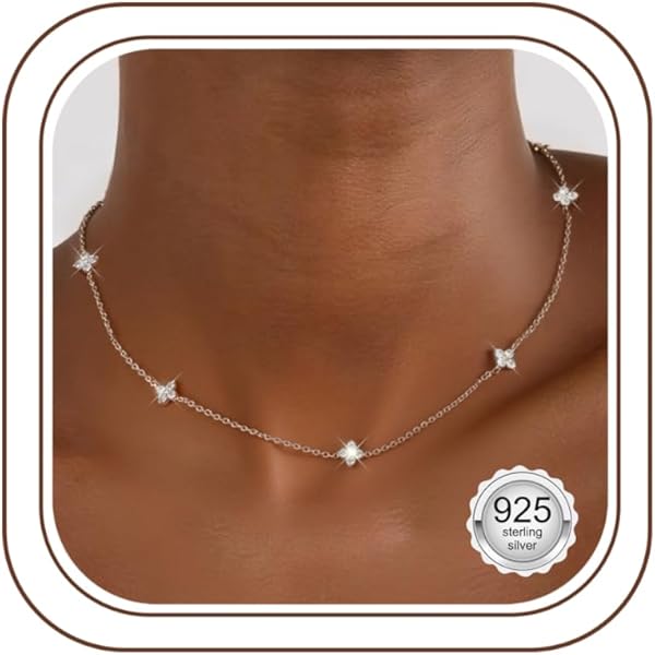 Aka Gioielli - Collana Girocollo In Argento 925 Placcato Oro 18k Con Cristalli Colorati, Lunghezza Regolabile 40-45 Cm, Made In Italy - 2