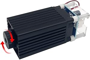 LASER TREE 4W Modulo laser, modulo di incisione di potenza ottica di uscita di 4W, focale regolabile, testa del laser blu per la macchina laser DIY Laser Engraving legno strumenti carta pelle