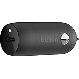 Belkin Caricabatteria da auto rapido USB-C da 20 W, caricatore auto USB C, ricarica veloce caricabatterie auto per 15, 14, 13