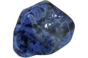 budawi® - Dumortierit Trommelstein 20-25 mm groß, Handschmeichler Handstein Taschenstein