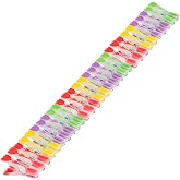 New-Max Elite Tulip Pattern Silicone Latch, Transparent, 30 Pieces