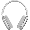 Wireless Over-Ear Headphones with Noise Cancelling, Generic P9 Over-Ear Wireless Bluetooth Headphones - Noise Cancelling, Hi-Fi Stereo Sound, Sport Headset with Microphone (White)