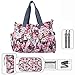 My Share Mall Original Floral Designer Diaper Tote Bags(Rose Red)