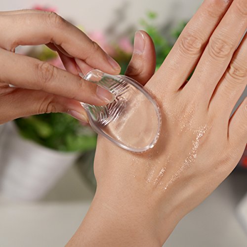 Silikon Make-up-Schwamm Gel- Beste Profi Silikon Blender Schwamm waschbar Beauty Tools Make-UP Sponge für BB, CC Cream Foundation - 3
