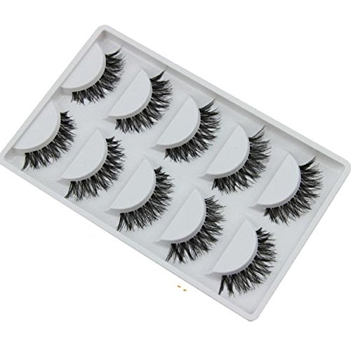 WINWINTOM 5 Paar / Lot Criss Cross Falsche Wimpern Lashes Voluminöse HOT Wimpern