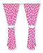 Produktbild Amilian® Kinderzimmer Vorhänge 155 x 155 cm Set mit Schlaufen Baby Gardinen Vorhang (A23)
