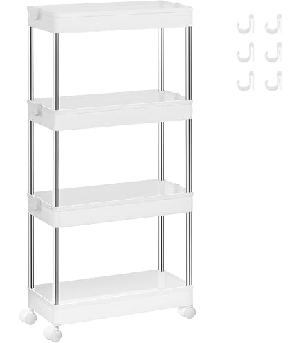 Cassettiera Organizer Trasparente Scatola Manici Colorati 12 Scomparti 4 Ripiani 87922454