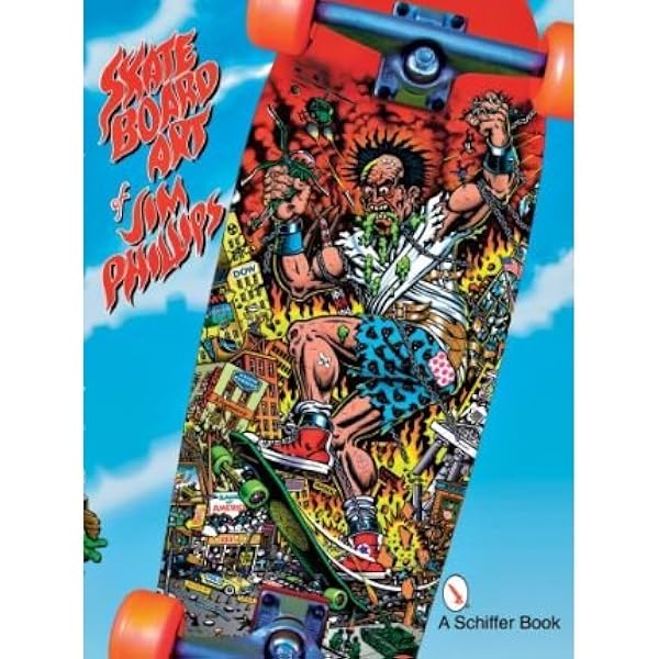 洋書 SURF SKATE ART & ROCK OF JIM PHILLIPS Surf Skate & Rock Art of Jim Phillips by Jim Phillips (2003-12-15