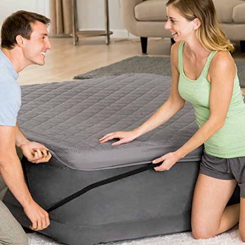 Intex 69643 Spann Bettlaken für Queen-Size Luftbetten bis 56cm Höhe, 152x203x10cm - 2
