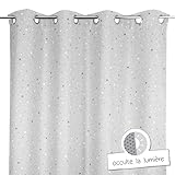 Color: gris con estrellas blancas y grises estampadas