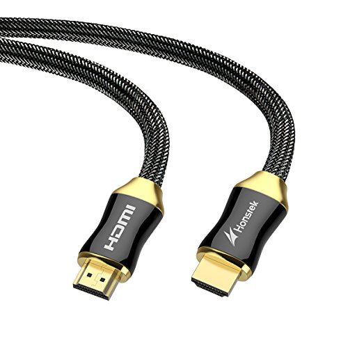 Honstek HD02 High Speed HDMI 2.0 Kabel und HDMI Blei vergoldeten Steckverbinder 3Ft 6Ft 10Ft 15Ft 25Ft unterstützt Ethernet 3D Audio Return