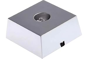 BFLKY Colorful Changing Led Light Bottom Base Display Rack Holder Stand Bedroom Tower Photo Decoration Figurine