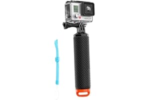 FEBBYA Resistente al Agua, con Agarre de Mano Flotante, Textura Antideslizante, Espuma EasyGrip para cámara de acción Deportiva Hero 5/3 con Correa Ajustable de muñeca de 78 cm