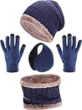 Sombrero y bufanda a prueba de viento: los dos artículos son de fibras acrílicas de punto grueso, el material interior es suave, una gran elasticidad que puede cubrir la cabeza y el cuello con fuerza, funciona bien contra el viento y el polvo en días fríos