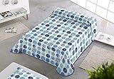 Colcha fina de verano (grosor aproximado al doble de una sábana) colcha decorativa, ideal para sustituir las prendas de abrigo