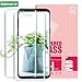 Produktbild Youer Galaxy S9 Panzerglas Schutzfolie, Full Coverage HD Ultra Klar Abdeckung Gehärtetem Glas, HD Displayschutzfolie, Anti-Fingerabdruck, 9H Härte, Blasenfreie 3D Hartglas [2 Stück] - Transparent