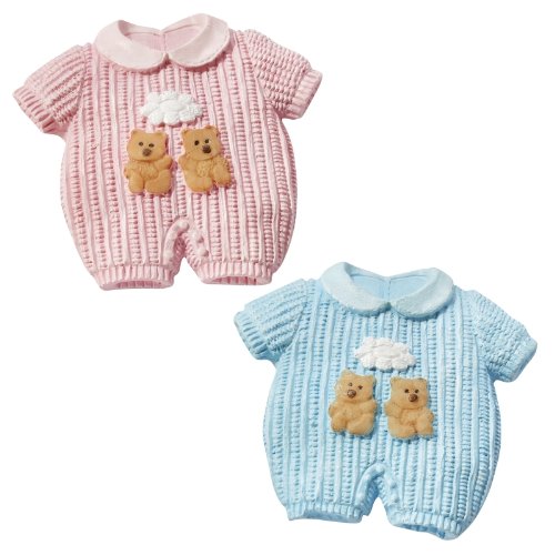 Strampler - blau * Baby Geburt Taufe * Tortendekoration