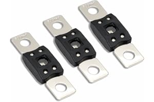 Kofelec Fusibile Mega ad alta corrente, ANM 500A Amp, fino a 58V DC, da utilizzare per autocarri, autobus o sistemi audio, confezione da 3 (500A)