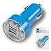 Produktbild Dell XPS 10 Himmel Blau Dual 2.1 / 1 Amp kompakte Schnellladegerät Kfz Ladeadapter