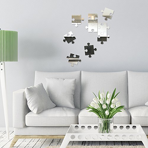 Wandkings Acrylglas Spiegel „Puzzle“ – 9 Puzzelteile inkl. Klebepunkte - 2