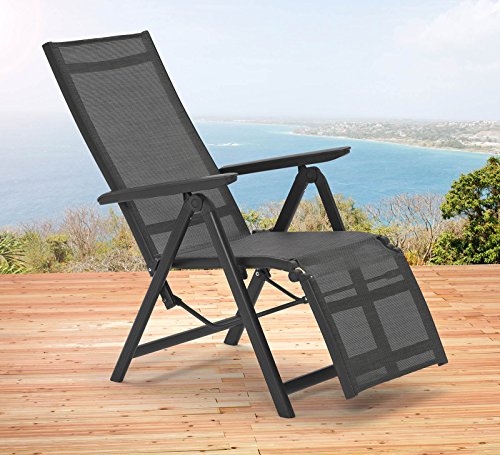 Preisvergleich Produktbild Kettler SYLT Relaxliege in anthrazit bronze Relax Relaxsessel