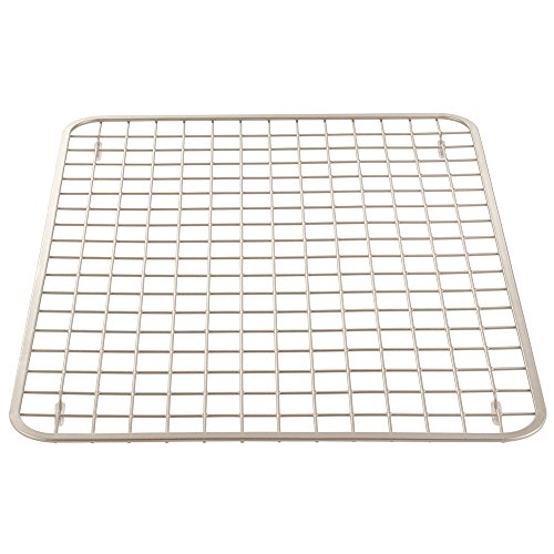 InterDesign 72905EU Gia Spülbeckengitter Groß, Satiniert