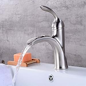 Po Sacher Kitchen Sink Faucet Brushed Kitchen Sink Basin Mixer Tap