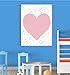 Produktbild Inspired Walls Big Heart Love Polka Kinderzimmer Schlafzimmer Jungen Mädchen Wall Decor Art Poster Print