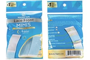 WALKER TAPE Cinta de soporte frontal de encaje de 72 pestañas, cinta adhesiva para el cabello, cinta adhesiva de doble cara para pelucas, cinta para el cabello para peluquines