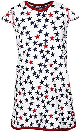 KIK KID Print Star Dress White , Girls:68 cm/6 mon