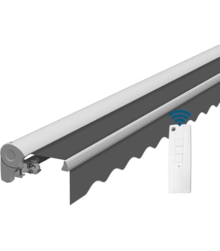 blumfeldt markise CloudShade – 3m elektrische Gelenkarmmarkise mit App & Fernbedienung, UV 30+ & Regenschutz, Neigungswinkel einstellbar, Aluminiumrahmen, einfache Wandmontage, 295x250 cm, Dunkelgrau Garten Category:Fahrradsättel_Bezug : Microfibre ABUS Rahmenschloss PRO AMPARO Size:A4--PRE-ORDER--