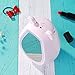 Price comparison product image HKNS Intelligent Alarm Clock Timer, Creative Alarm Clock Timer, Multi Function Charging Fashion Makeup Mirror,Pink