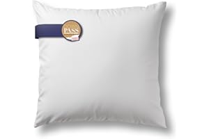 ‎BESTLIVINGS Bestlivings Made in Germany Feder Kopfkissen - 80x80cm Schlafkissen mit Downpass-Zertifizierung (Qualität und Tierschutz) - ÖKO TEX - 100% feiner Baummwoll Bezug