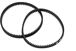 Ruimou 2 correas de transmisión para aspiradora 2036804/18330304 compatible con Bissell Proheat 2X modelos 1383 3930 8930 9200 9300 66Q4 Series
