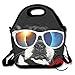 Produktbild ASFFEE Dog Pugs Glasses Total Solar Eclipse Lunch Tote Insulated Reusable Picnic Bags Boxes Men Women Youth Teens Nurses Travel Bag