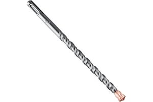 SUQIN Wiertło Udarowe SDS Plus 12mm*200mm-Profesjonalne Wiertło Do Betonu Do Kamienia Z 4 Ostrzami Z Twardego Metalu Nadaje Się Do Wiercenia W Betonie/Kamieniu Naturalnym/Murze