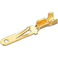 Baomain 0.11" Male Spade Quick Splice Crimp Terminals 2.8mm Crimp Connector Non Insulated Pack of 100