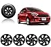 Auto Pearl-Premium Quality Car Full Black Wheel Cover Caps 14" Press Type Fitting For - Ford Figo 2015 RS.1349.00